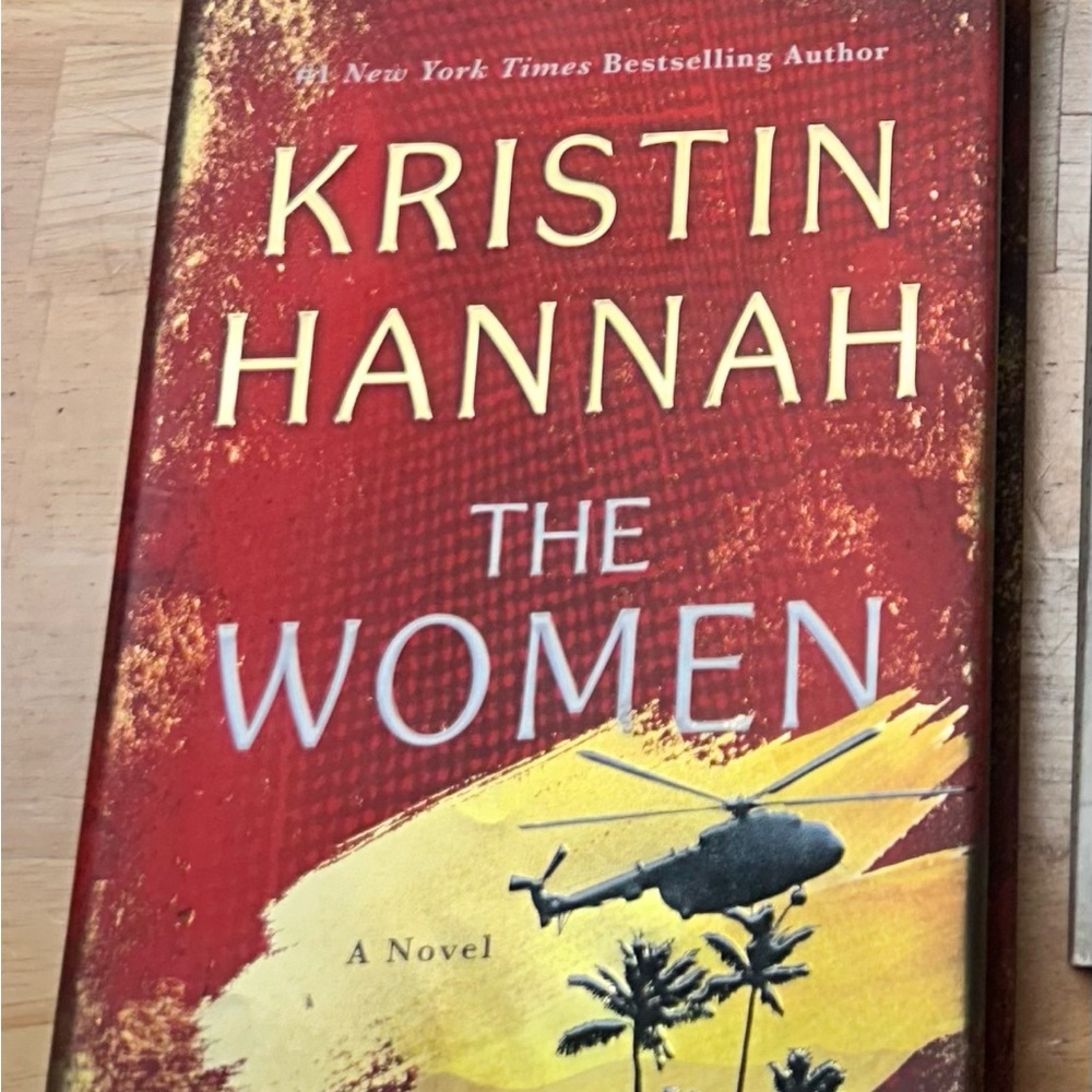 Kristin Hannah "The Women" Hardcover Book - Red & Yellow Cover